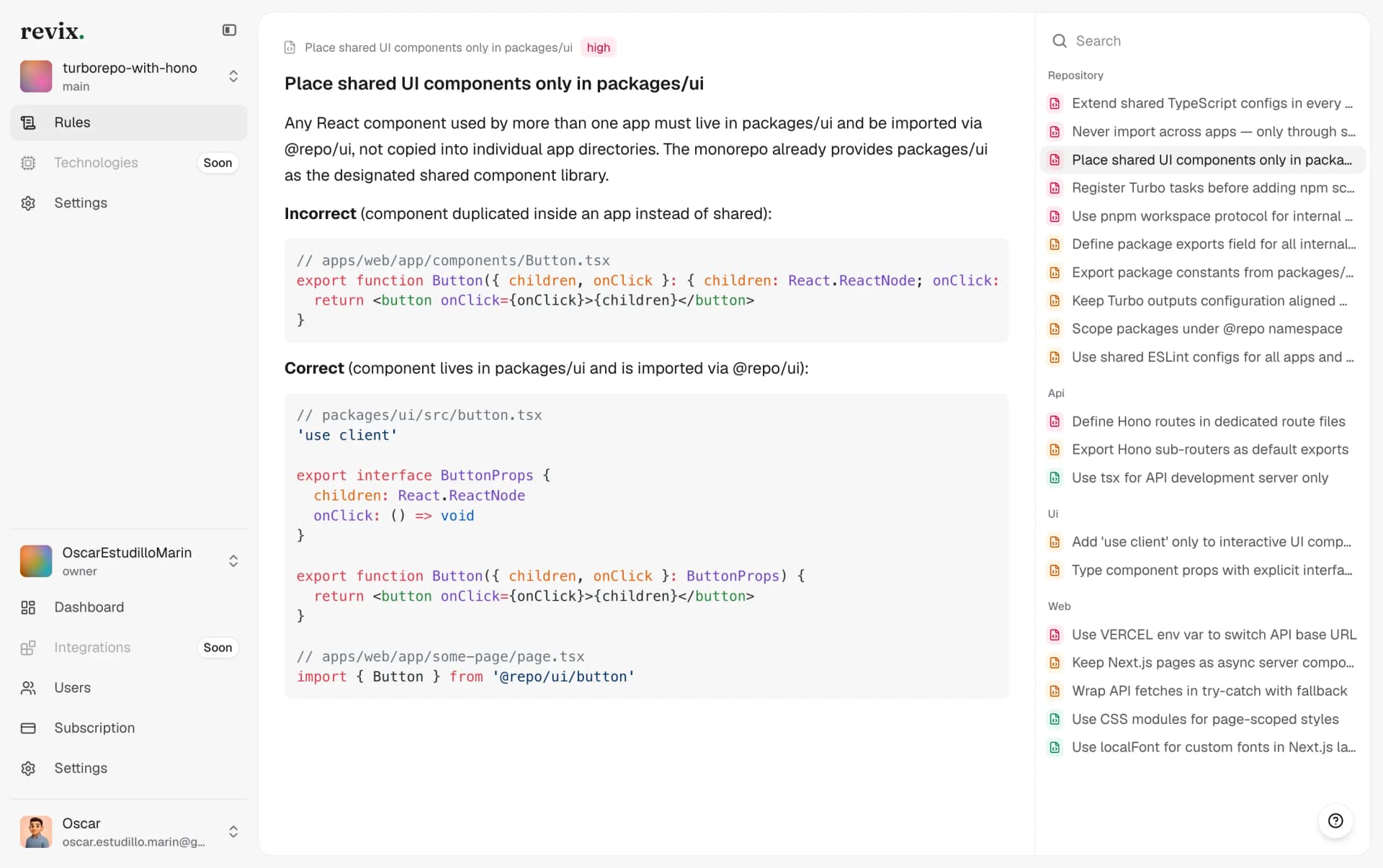 Rules your codebase wrote itself